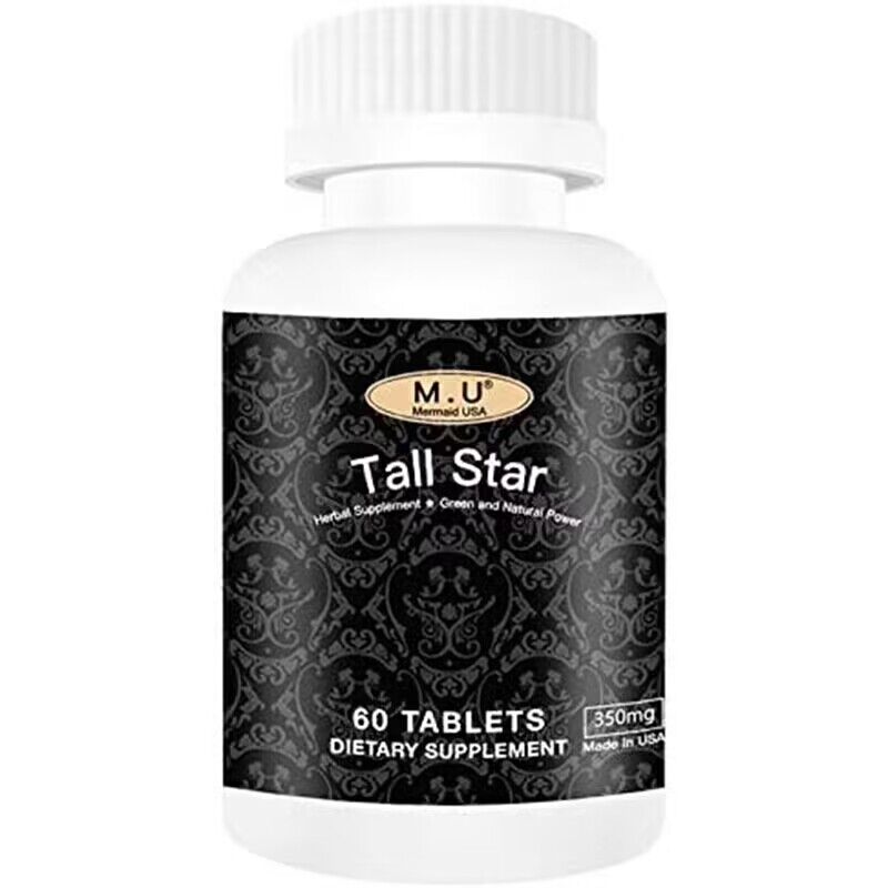 美国直邮 M.U Tall Star10岁+身高zeng长丸 增强骨骼强度60粒