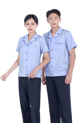 鲁之锦衣新款男士短袖女士夹克半袖夏装夏裤夏裙工装服装