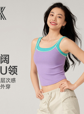 运动背心女2026新款冬美背健身训练服瑜伽上衣内搭可外穿