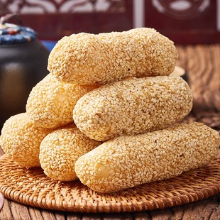 广西桂林古镇特产传统纯手工麻通小吃麻枣零食芝麻棒糕点年货