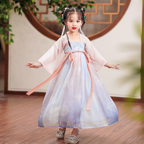 汉服女童夏季2025新款古风超仙
