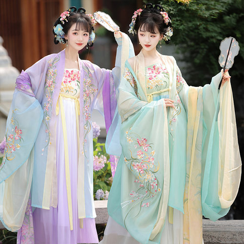 汉服女成人2026新款唐制诃子裙