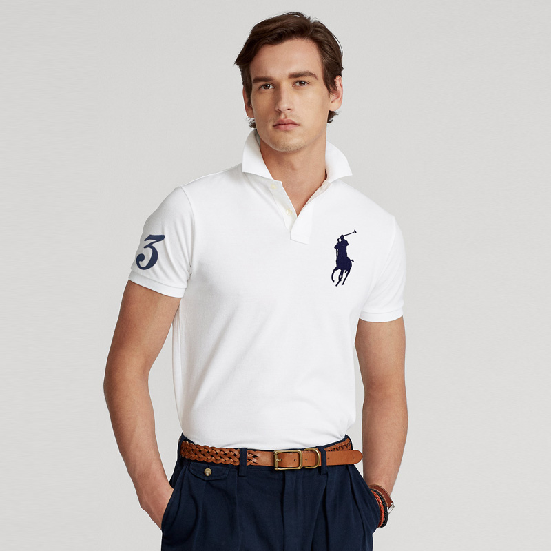 POLO RALPH LAUREN拉夫·劳伦经典大马标3号宽松休闲短袖POLO衫男