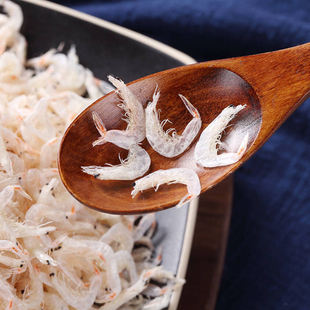 新鲜淡干虾皮250g无海鲜盐非特级粉高钙补虾干宝宝儿童海虾小虾米