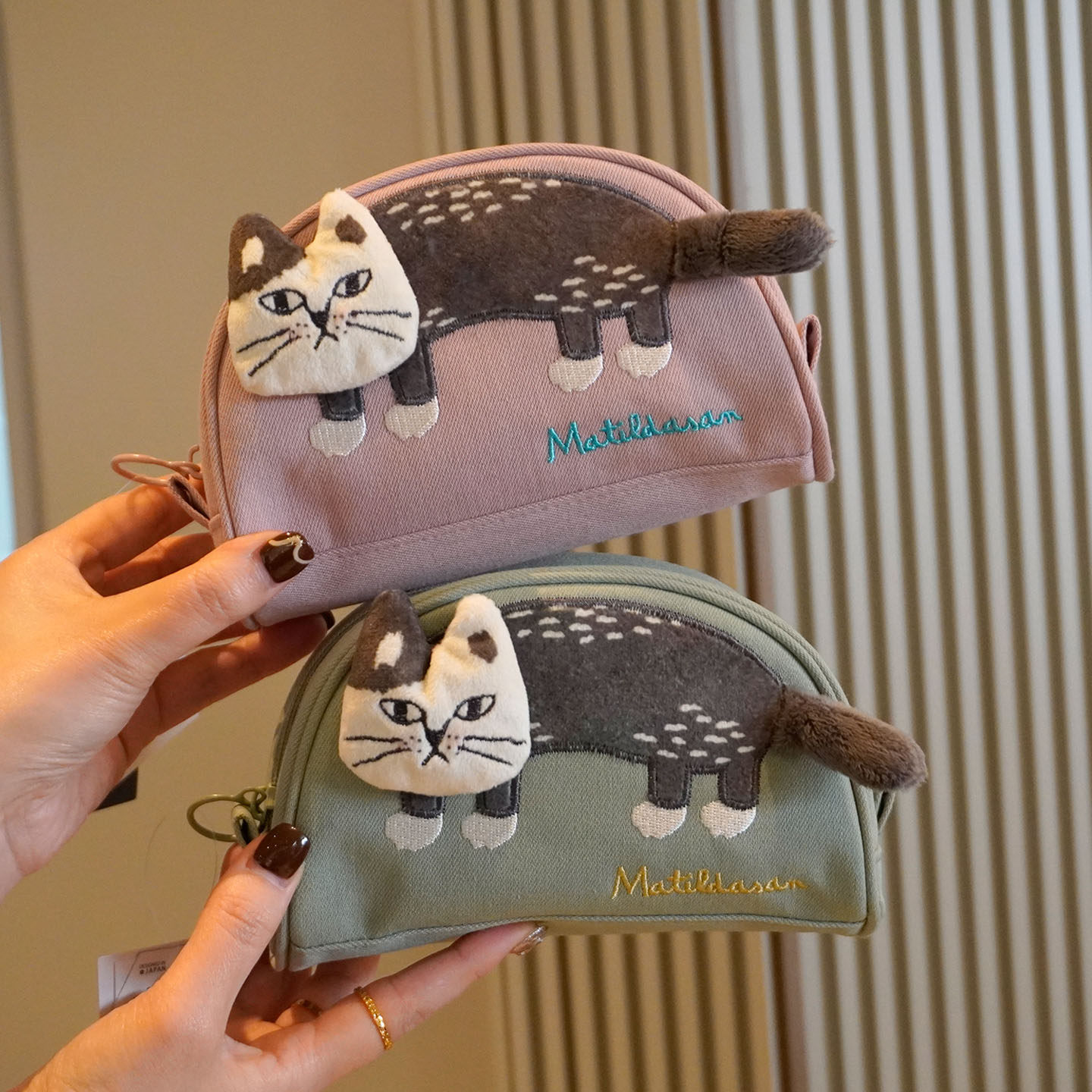 日系洋气做旧色Kusuguru正品手拿包女布艺收纳化妆包零钱包立体猫,箱包皮具/热销女包/男包,手拿包,淘宝优惠券,粉丝福利购,淘宝优惠卷