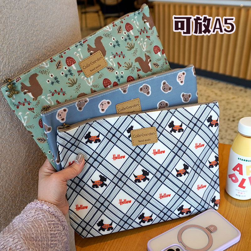 韩国卡通超大容量化妆包印花洗漱包防水收纳包证件包疫苗本包A5,箱包皮具/热销女包/男包,手拿包,淘宝优惠券,粉丝福利购,淘宝优惠卷