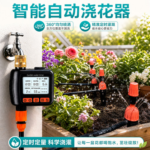 智能自动浇花器浇水神器