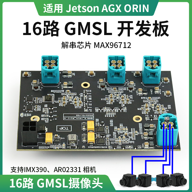 16路GMSL开发板/采集板MAX96712