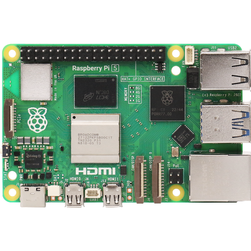 树莓派5 Raspberry Pi 5 传感器开发套件 AI智能视觉 python套件