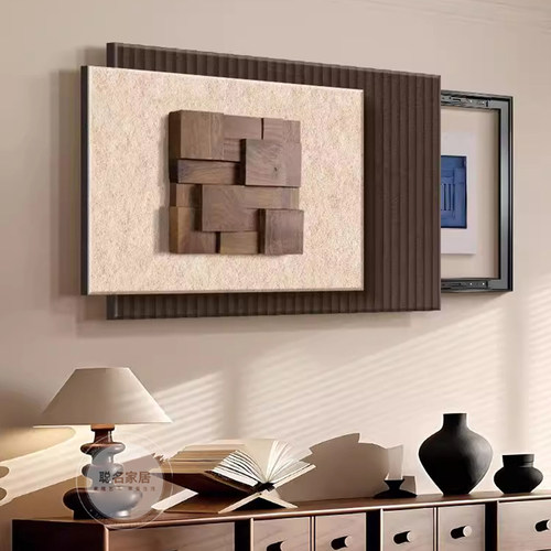 立体砂岩电表箱装饰画2025