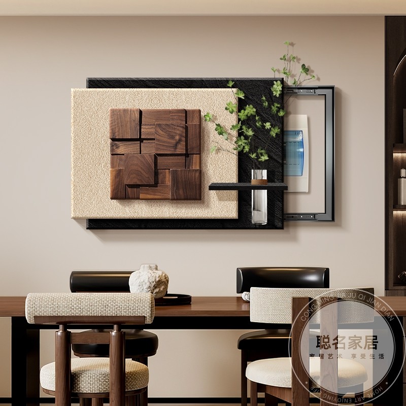 水培绿植电表箱装饰画2025