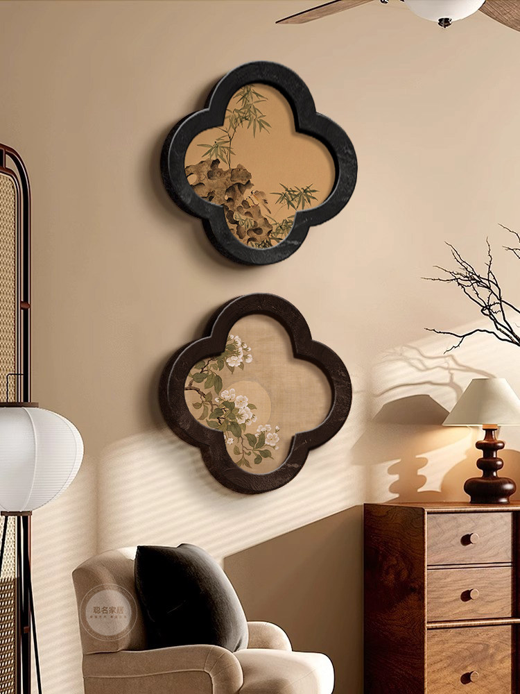 宋代美学餐厅挂画立体砂岩客厅装饰画高档茶室氛围布置卧室壁画,家居饰品,现代装饰画,淘宝优惠券,粉丝福利购,淘宝优惠卷