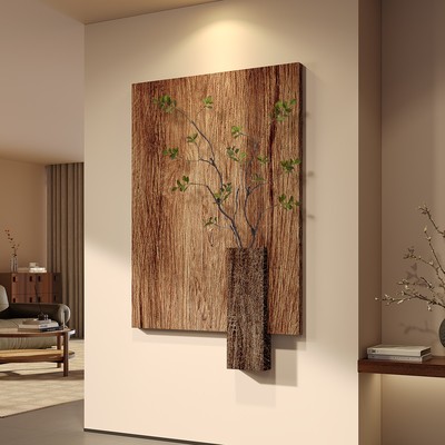 2026新款中古风玄关装饰画