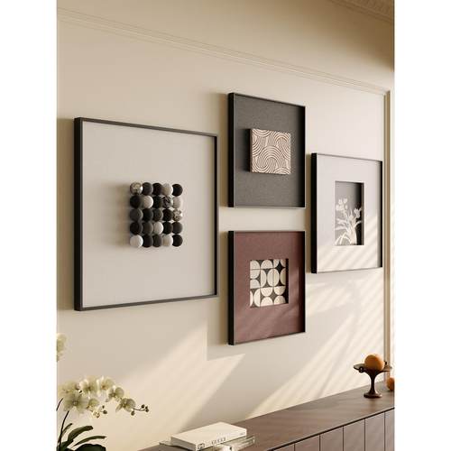 立体砂岩法式中古风客厅沙