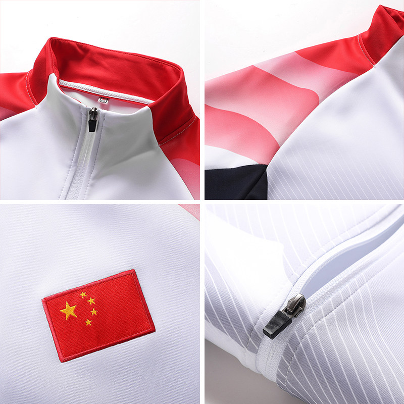 CHINESE TEAM SPORTSWEAR SUITS COUPLE ATHLETES MEDAL UNIFORMS SPORTS MEETING VOLUNTEER CLOTHING CLASS UNIFORMS CUSTOMIZATION