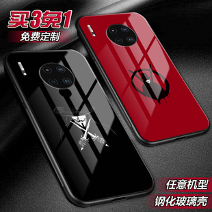 V字仇杀队小丑面具适用mate30冷20酷10pro玻璃畅享10 9plus手机壳
