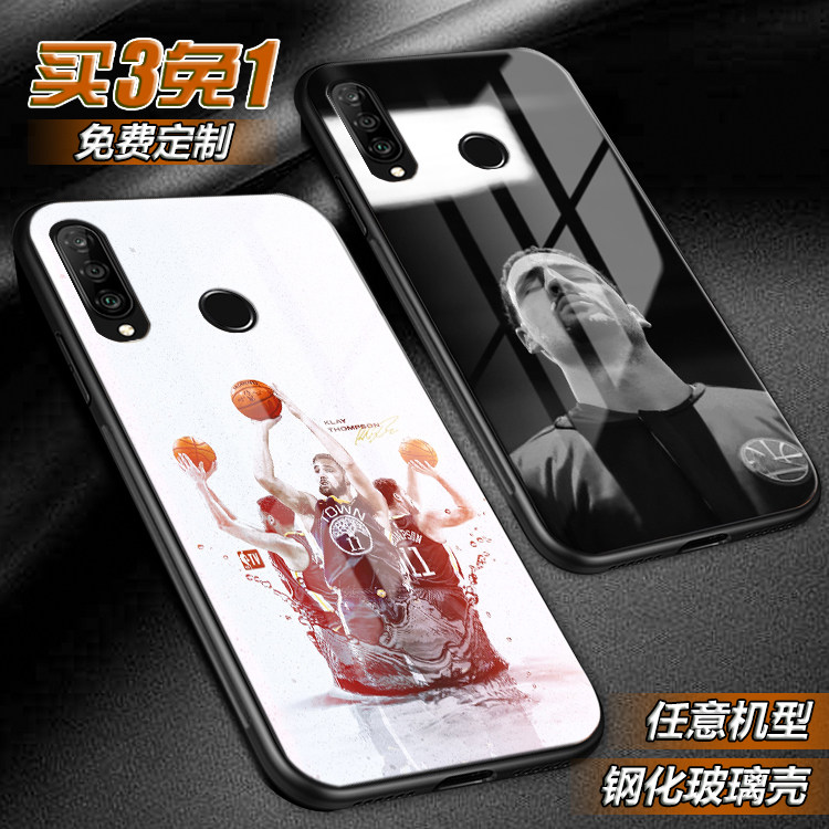 克莱汤普森汤神佛祖适用华为nova6 5pro 4e玻璃3ei麦芒2i手机壳潮