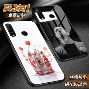 克莱汤普森汤神佛祖适用华为nova6 5pro 4e玻璃3ei麦芒2i手机壳潮