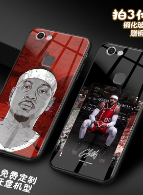 卡梅隆安东尼NBA甜瓜适用VIVOy85y83玻璃y97y91y5s S5 6手机壳 潮