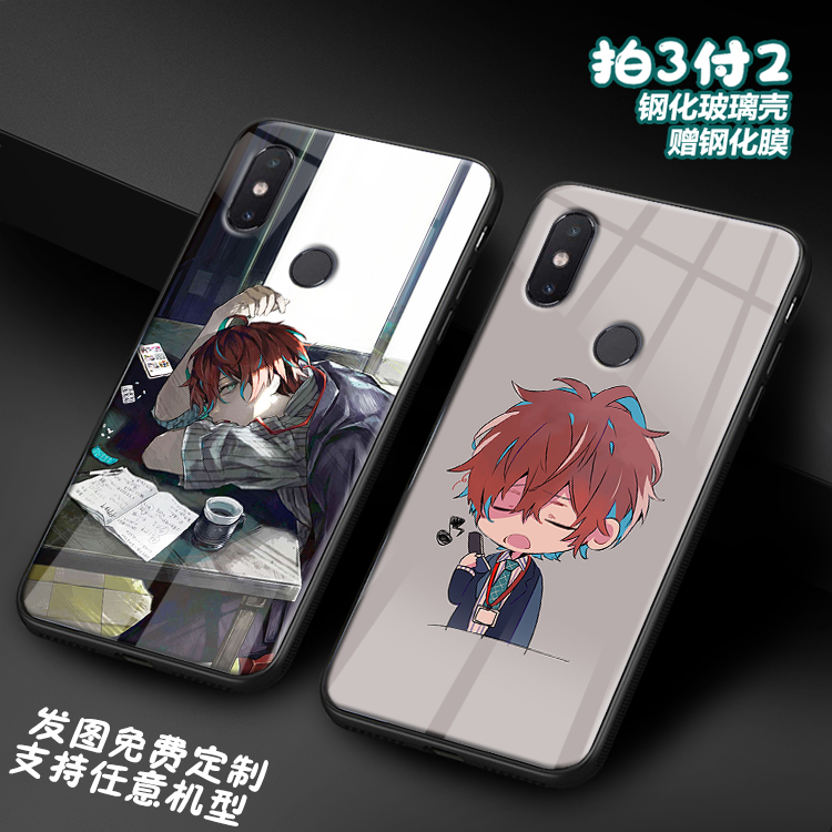 drb観音坂 独歩适用小米11 10mix3 2s定制CC9pro玻璃note9手机壳8
