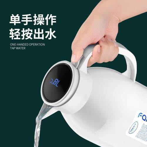 德国玻璃内胆保温暖水壶家用大容量可携式热水瓶1升小型开 水热水