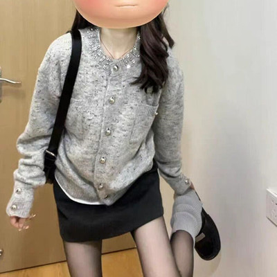 轻熟御姐小香风巨好看毛衣开衫女