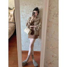 入秋穿搭一整套减龄韩系chic高级感温柔风衬衫吊带连衣裙两件套装