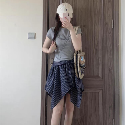 俏皮活泼小个子学院风上衣套装裙