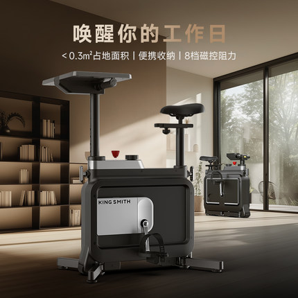 金史密斯动感单车W1B家用款健身脚踏车小型室内运动健身房器材