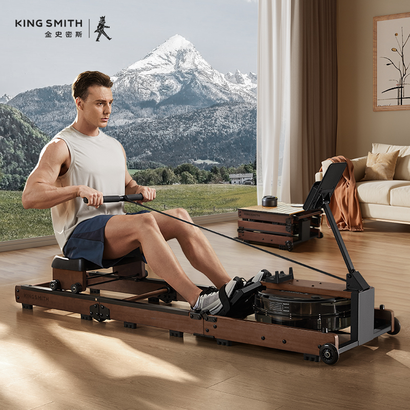 【新品】金史密斯WR3L水阻家用三折叠划船机小型可折叠健身器材