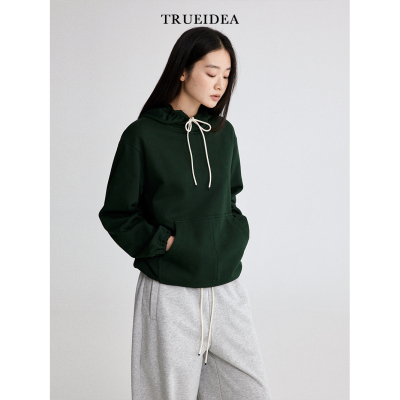 trueidea三季穿 百搭山系连帽卫衣 日牌同版面料