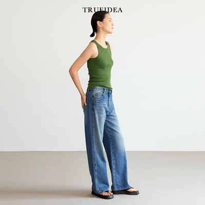 水洗全棉春夏季重磅黑色宽松薄款