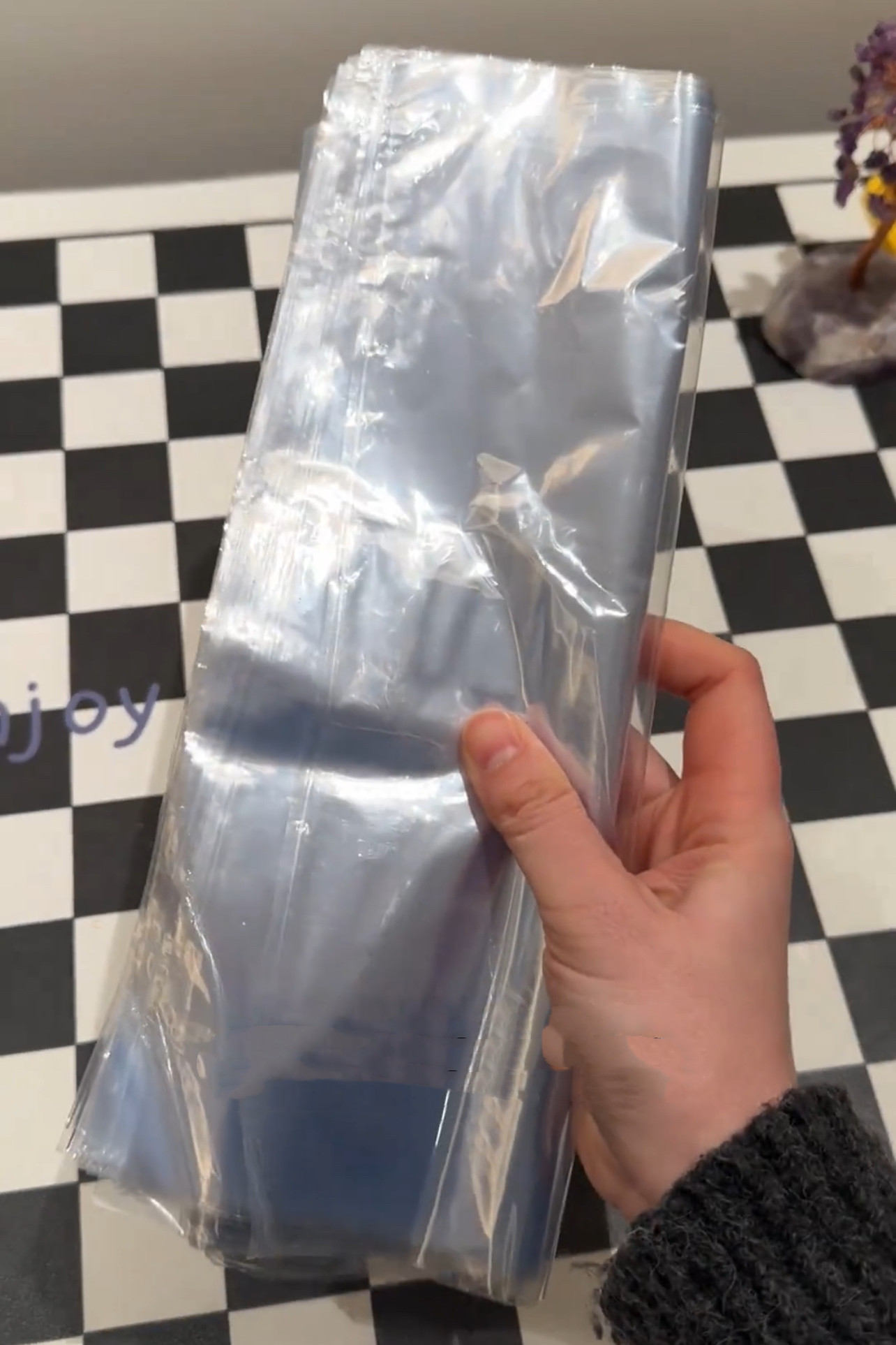 可定制新款便携包装袋鞋膜积木茶叶罐包装袋PVC收缩膜包装袋收纳