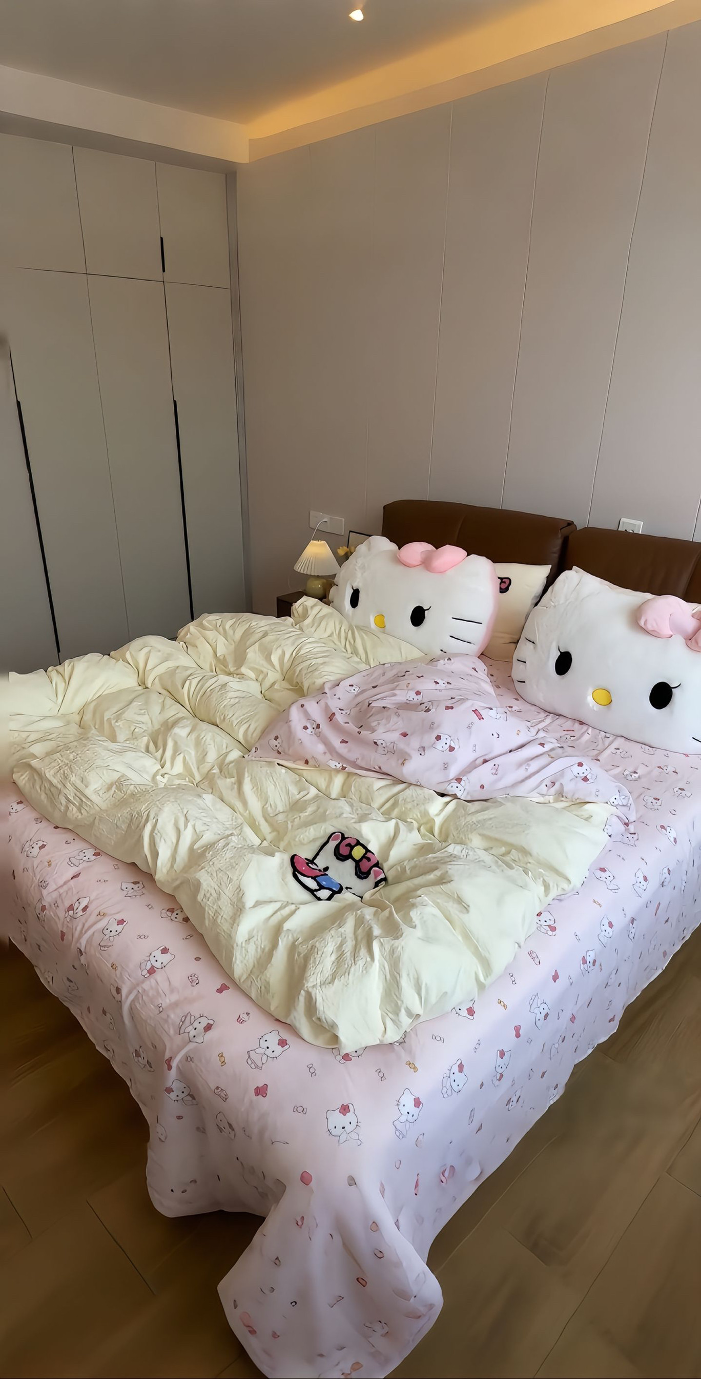 kt猫猫可爱少女心猫咪毛巾绣四件套水洗棉床单宿舍被套三件套