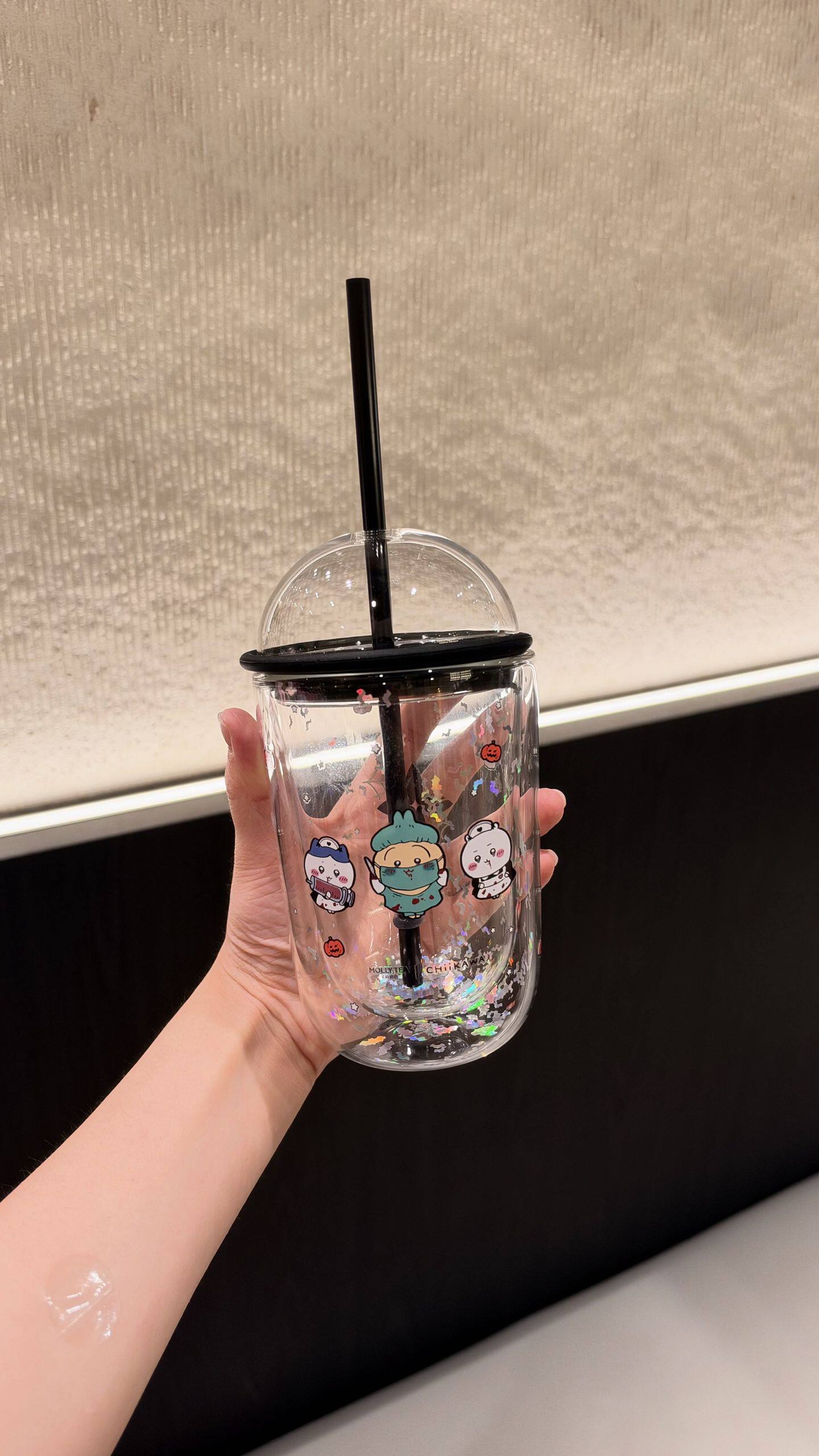 新款创意星空杯可爱高颜值男女学生礼品杯塑料水杯太空杯冷饮