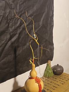 新款葫芦竹子龙头吐烟空心香倒流香风水葫芦文玩车挂件手把件摆件