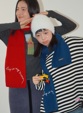 THINGNESS Lay in my arms”温暖全羊毛双色围巾 张俪同款