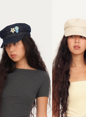 Thingness重工休闲特别纽扣百搭平顶帽可调节帽围