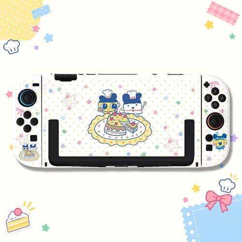 switch oled保护壳NS2代续航版硬壳分体全包防摔芝士蛋糕拓麻歌子