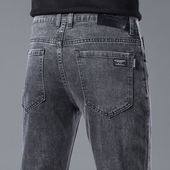 干活耐磨劳保工作裤 弹力牛仔裤 子 宽松直筒休闲长裤 春秋季 男士 大码