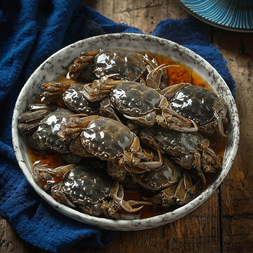 龙英900g醉毛蟹即食鲜活腌制海鲜