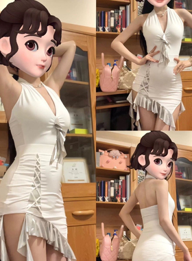 2025新款白色纯欲拉丁舞练功服挂脖露背吊带分体套装舞蹈服