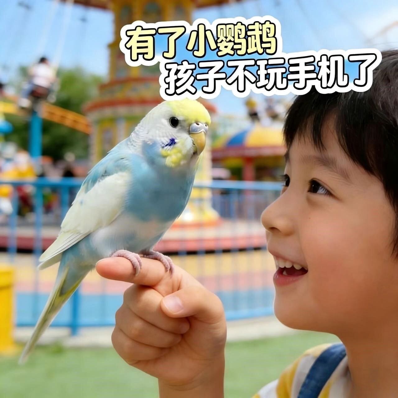 鹦鹉活鸟虎皮鹦鹉鸟类小鸟会学说话的鸟手养宠物小型鹦鹉一公一母