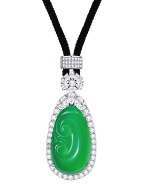 【生日礼物】周大生玉髓项链银