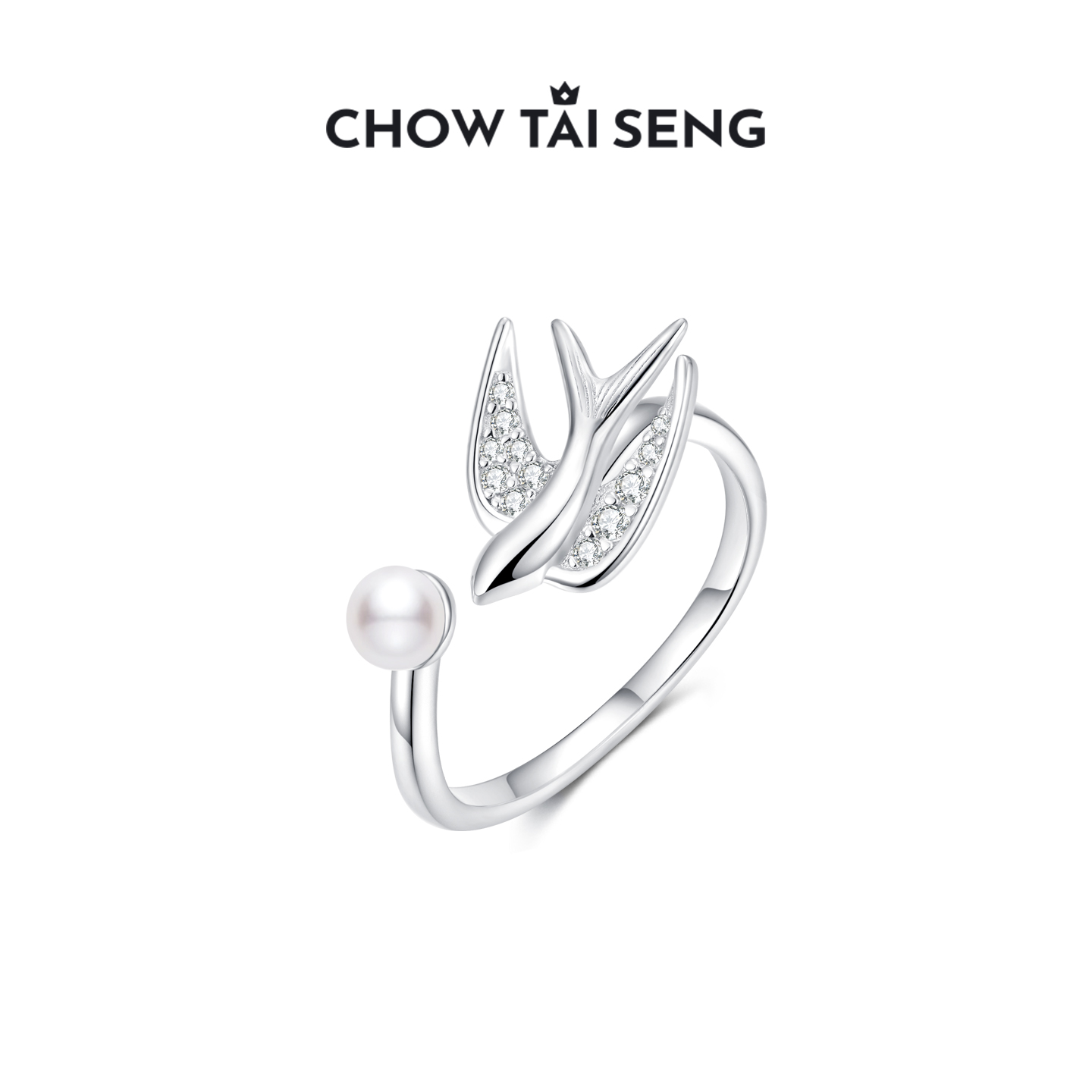 生日礼物送女友周大生灵燕戒指