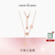周大生小蛮腰项链女轻奢小众高级感S925纯银锁骨链生日礼物送女友