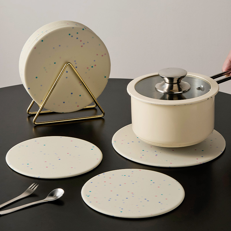 米立风物创意星辰隔热垫硅胶餐垫