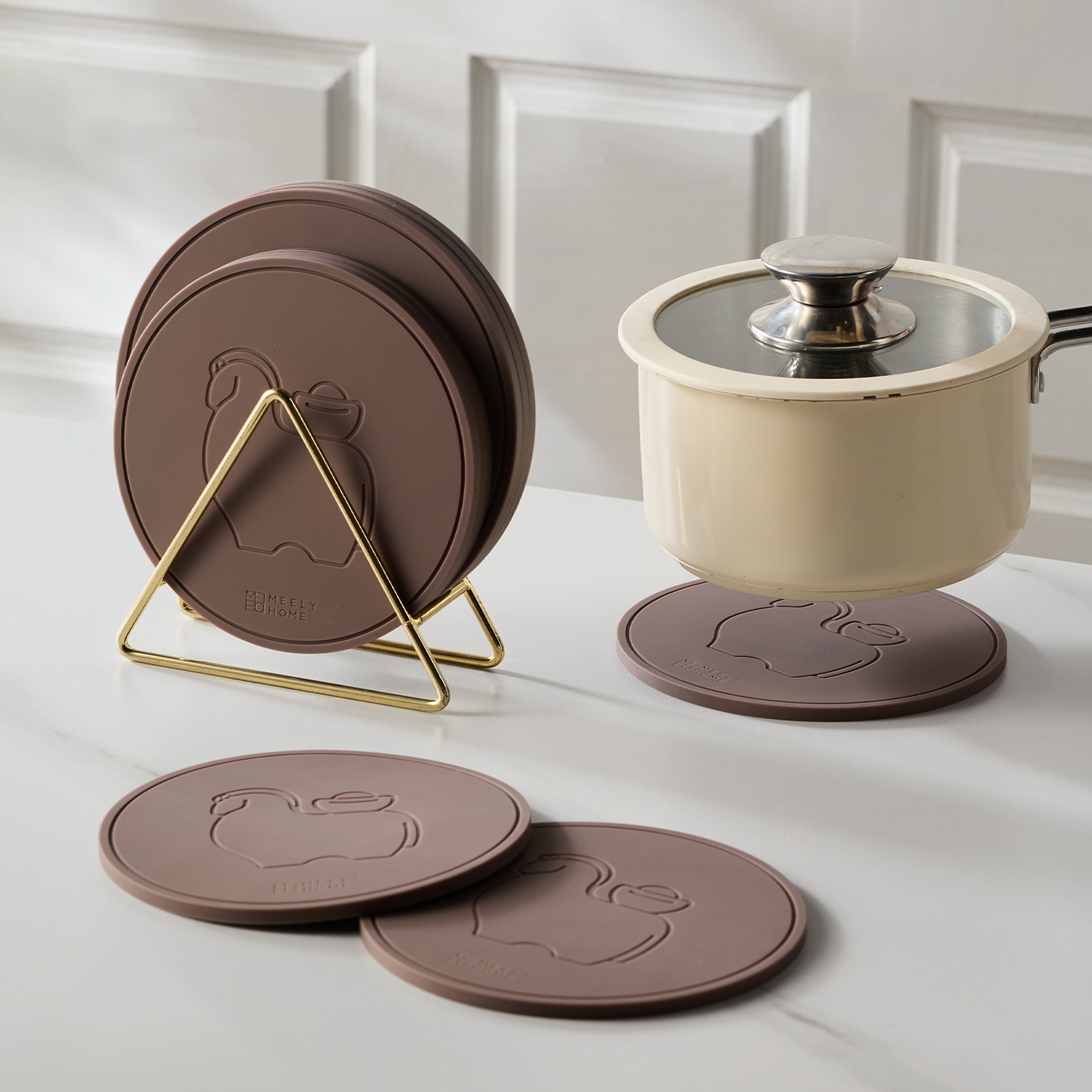 米立风物厚硅胶防烫垫耐高温锅垫