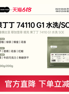 ColinPlus埃塞耶加雪菲果丁丁 G1 水洗/SOE 精品咖啡豆100g