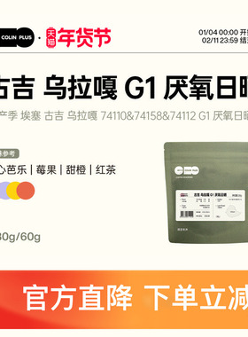ColinPlus25产季 埃塞俄比亚古吉 乌拉嘎 厌氧日晒精品手冲咖啡豆